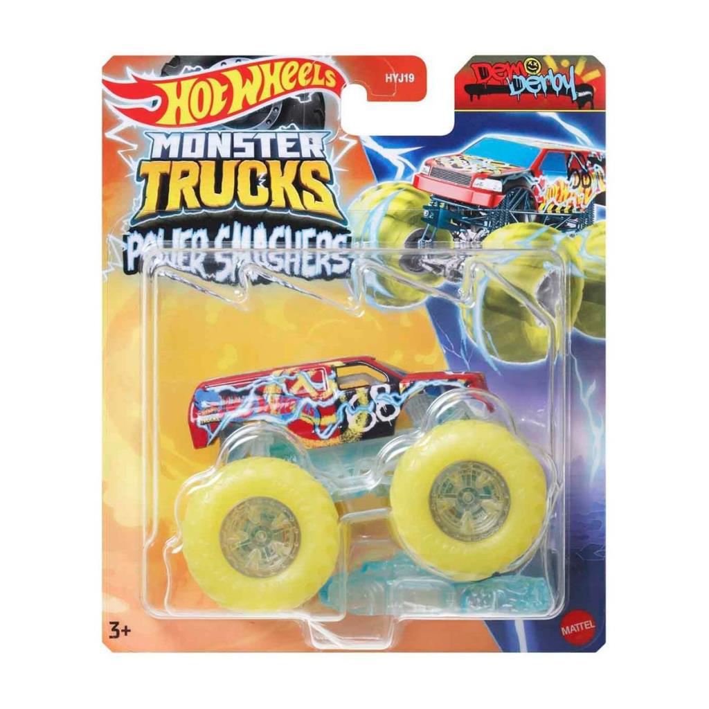 Nessiworld HYJ19 Hot Wheels Monster Trucks Power Smashers 1:64 Ar