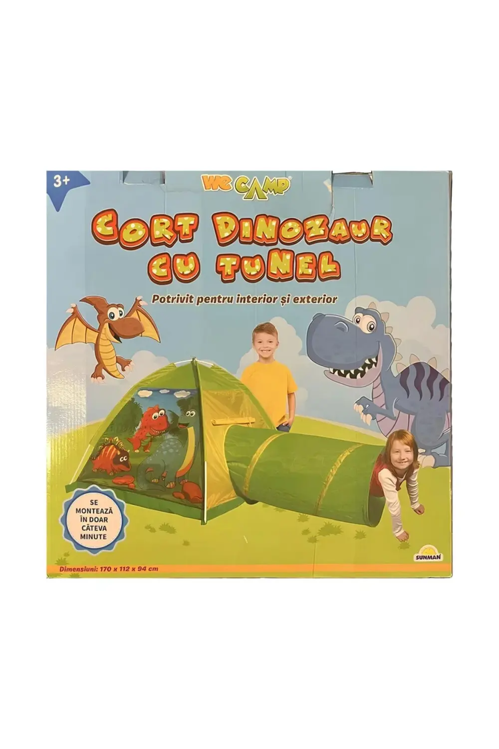 Nessiworld İglo Dinazor Tünelli Çadır 170x112x94 cm