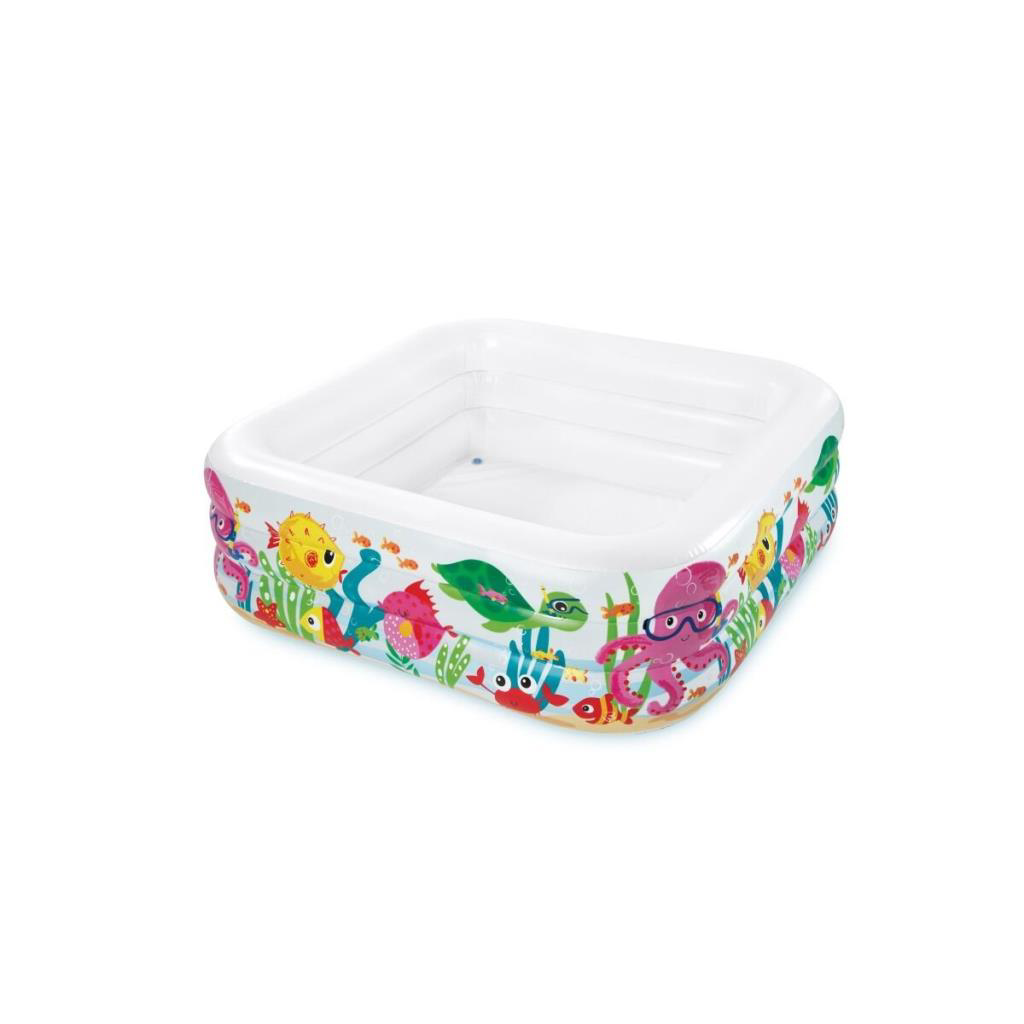 Nessiworld IH57471 Intex Akvaryum Desenli Kare Havuz 159x159x50cm Nessiworld IH57471 Intex Akvaryum Desenli Kare Havuz 159x159x50cm