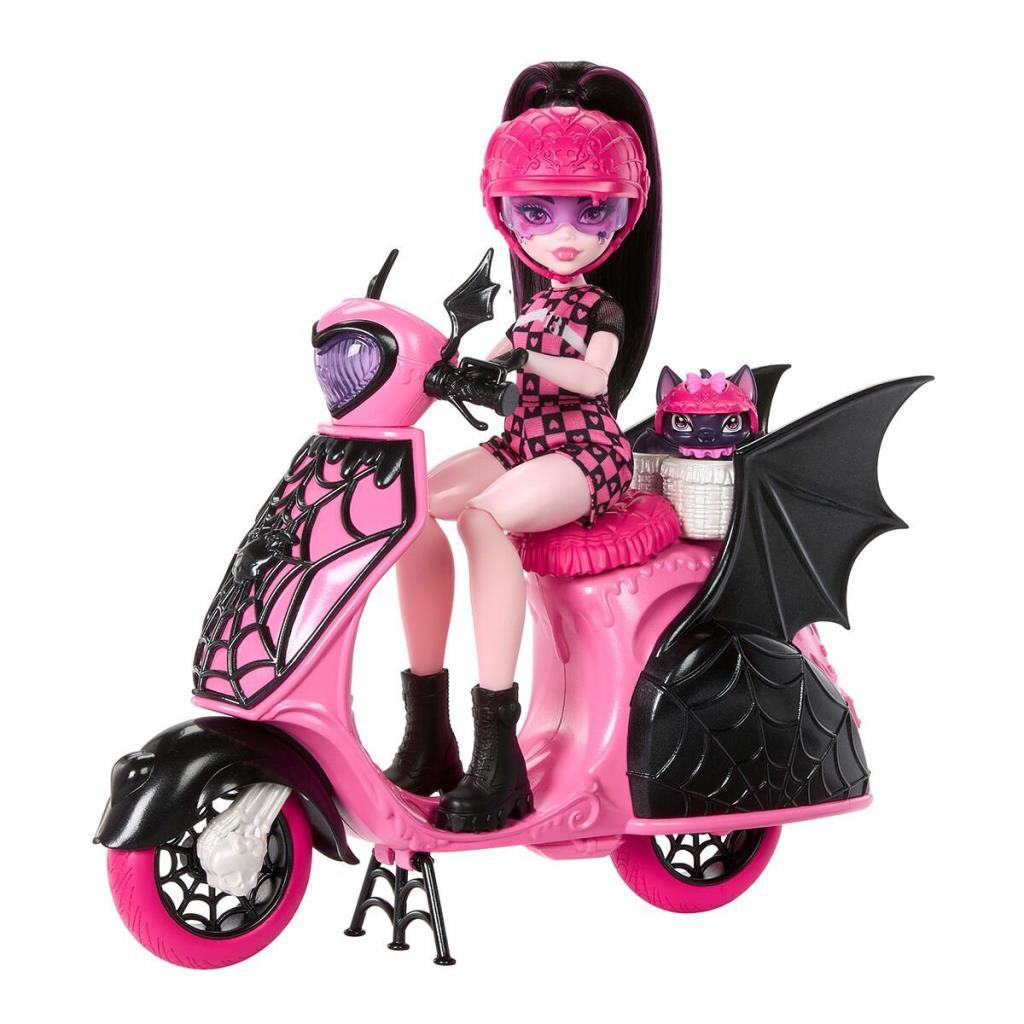 Nessiworld JDR61 Monster High Vamptastic Scooter Draculaura