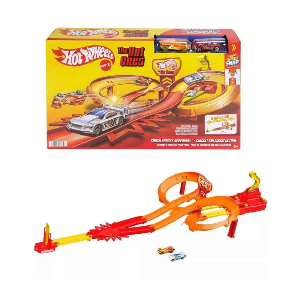 Nessiworld JFD11 Hot Wheels The Hot Ones Crash Speedway Frenzy Nessiworld JFD11 Hot Wheels The Hot Ones Crash Speedway Frenzy