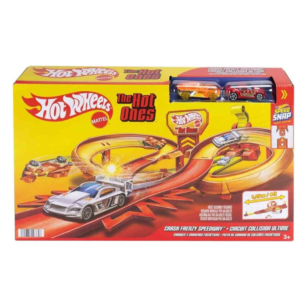 Nessiworld JFD11 Hot Wheels The Hot Ones Crash Speedway Frenzy Nessiworld JFD11 Hot Wheels The Hot Ones Crash Speedway Frenzy
