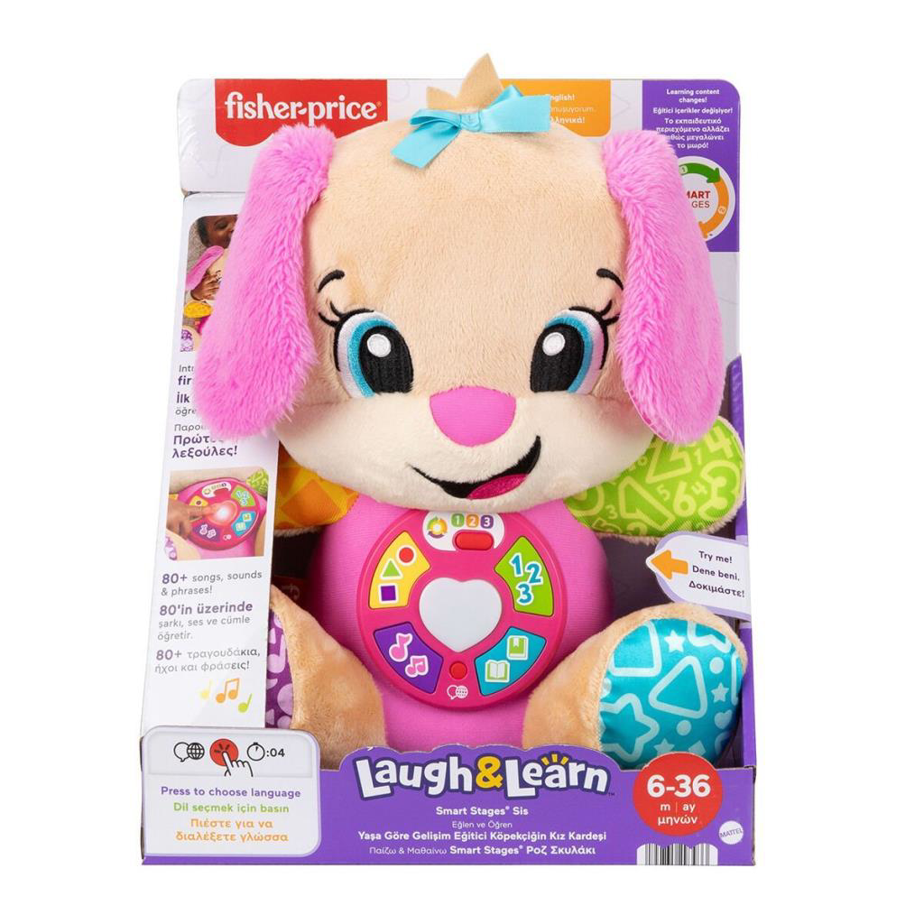 Nessiworld JFD34 Fisher Price Eğtici Köpekçiğin Kız Kardeşi-Yaşa 