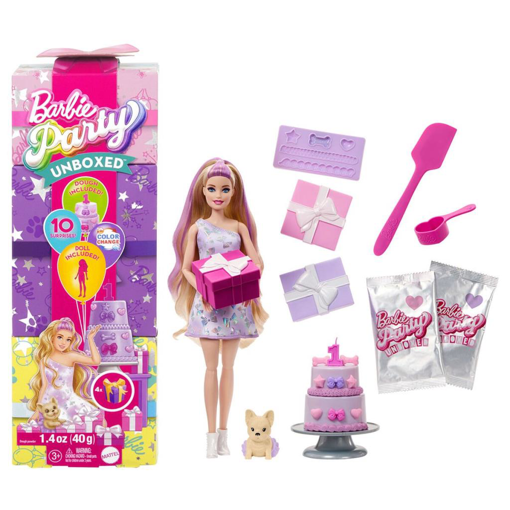 Nessiworld JFG68 Barbie Party Unboxed Köpeğimin Doğum Günü Serisi