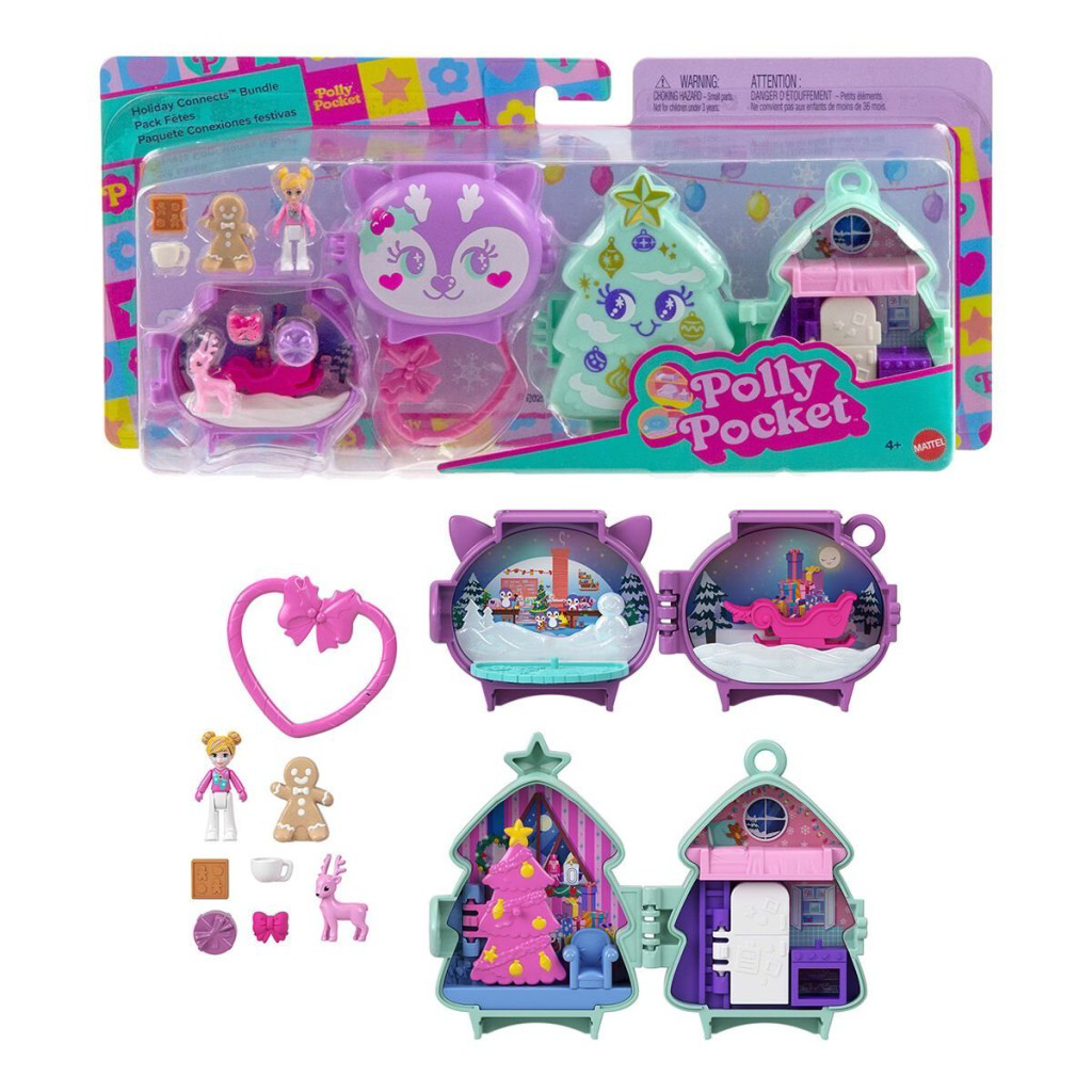 Nessiworld JGM53 Polly Pocket Sevimli Yılbaşı 2li Paket Oyun Seti Nessiworld JGM53 Polly Pocket Sevimli Yılbaşı 2li Paket Oyun Seti