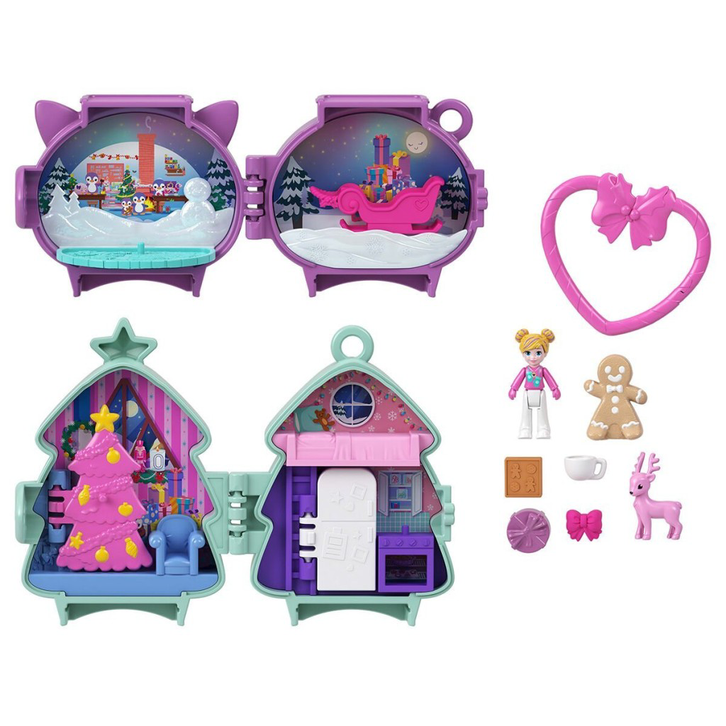 Nessiworld JGM53 Polly Pocket Sevimli Yılbaşı 2li Paket Oyun Seti Nessiworld JGM53 Polly Pocket Sevimli Yılbaşı 2li Paket Oyun Seti