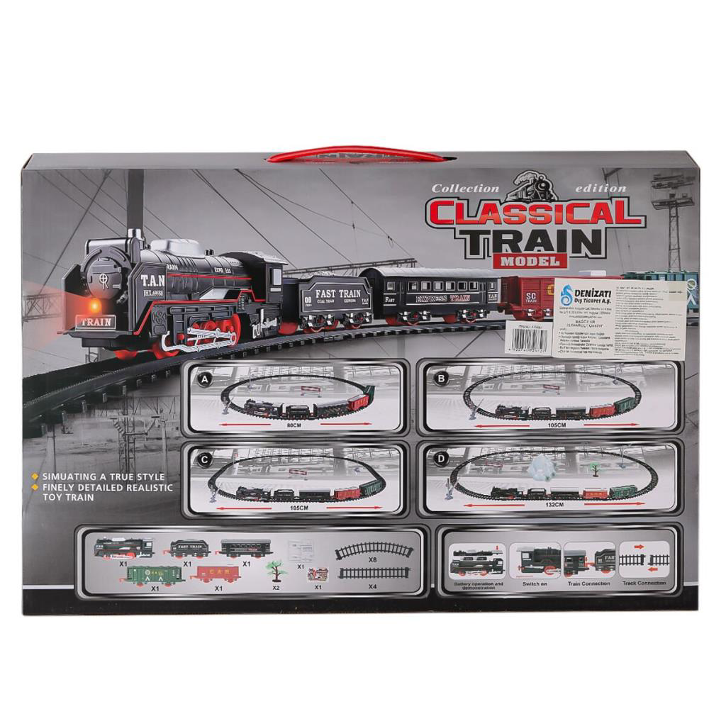 Nessiworld JHX6687 Sesli Işıklı Tren 26 Parça Nessiworld JHX6687 Sesli Işıklı Tren 26 Parça
