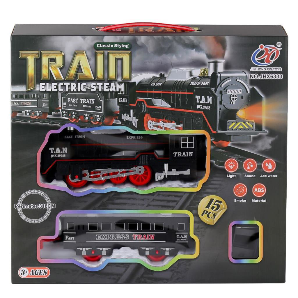 Nessiworld JHX6333 Dumanlı Sesli Işıklı Tren 15 Parça Nessiworld JHX6333 Dumanlı Sesli Işıklı Tren 15 Parça