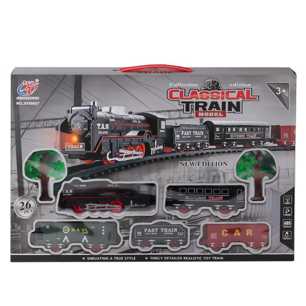 Nessiworld JHX6687 Sesli Işıklı Tren 26 Parça Nessiworld JHX6687 Sesli Işıklı Tren 26 Parça