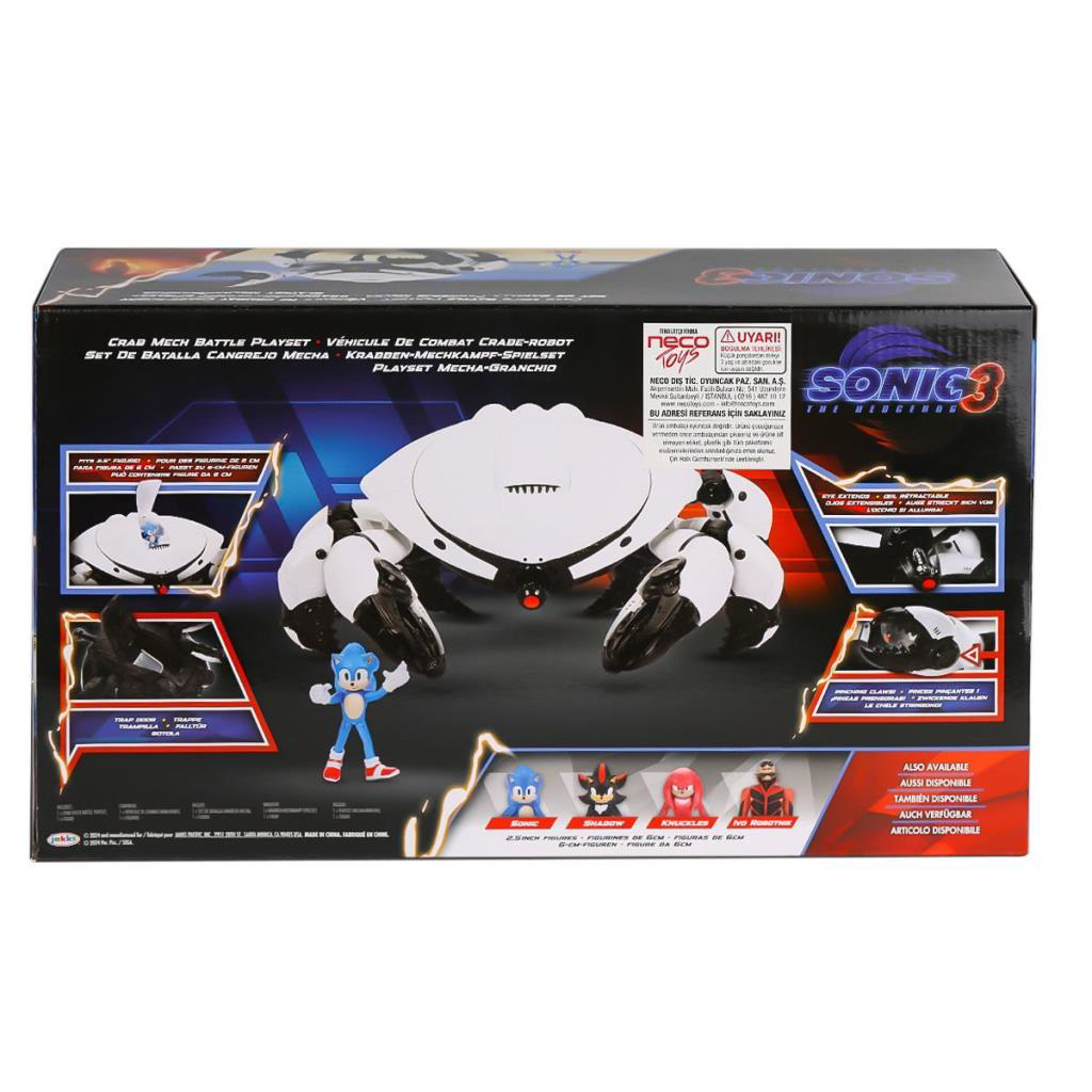 Nessiworld JKP 424094 Sonic 3 - Yengeç Robot Oyun Seti ve Sonic F Nessiworld JKP 424094 Sonic 3 - Yengeç Robot Oyun Seti ve Sonic F