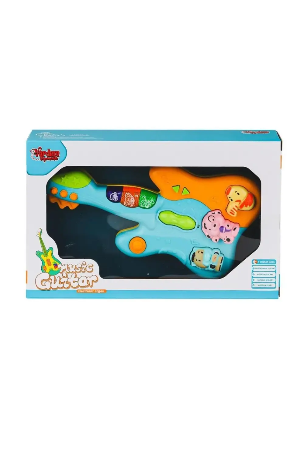 Nessiworld JLG-855-34A Işıklı ve Müzikli Gitar Bebek Pianosu -Var