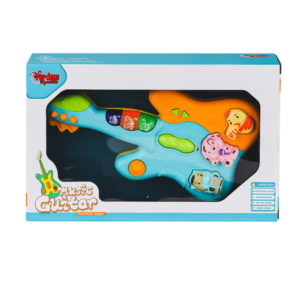 Nessiworld JLG-855-34A Işıklı ve Müzikli Gitar Bebek Pianosu -Var