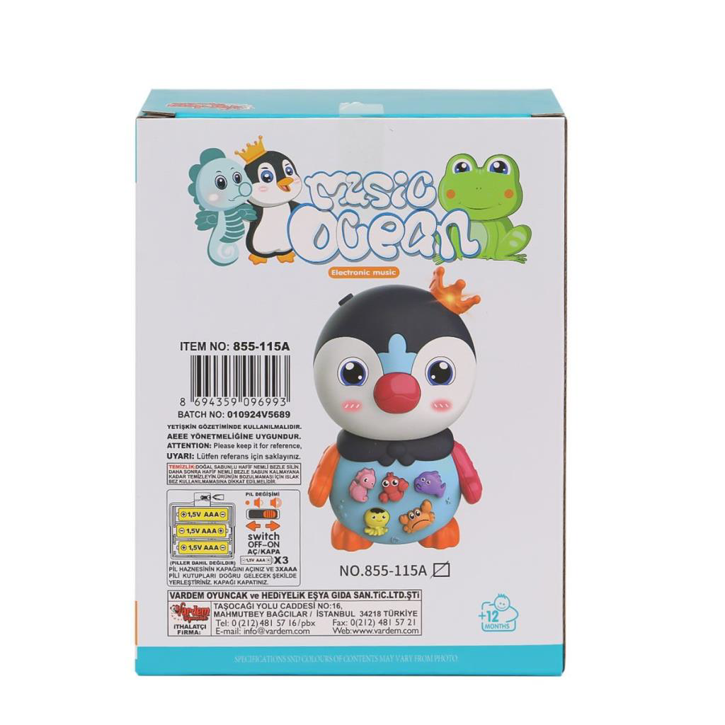 Nessiworld JLG-855-115A Işıklı ve Müzikli Penguen Pianosu -Vardem Nessiworld JLG-855-115A Işıklı ve Müzikli Penguen Pianosu -Vardem