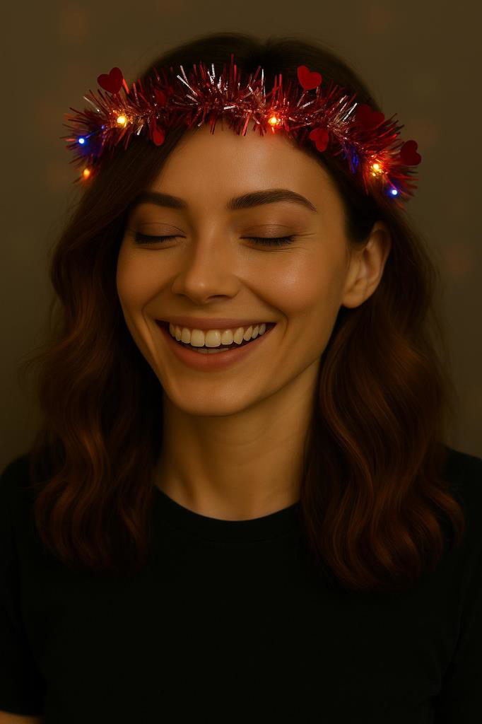 Nessiworld Kalp Püsküllü Gece Parıltısı 3 Modlu LED'li Iş Nessiworld Kalp Püsküllü Gece Parıltısı 3 Modlu LED'li Iş