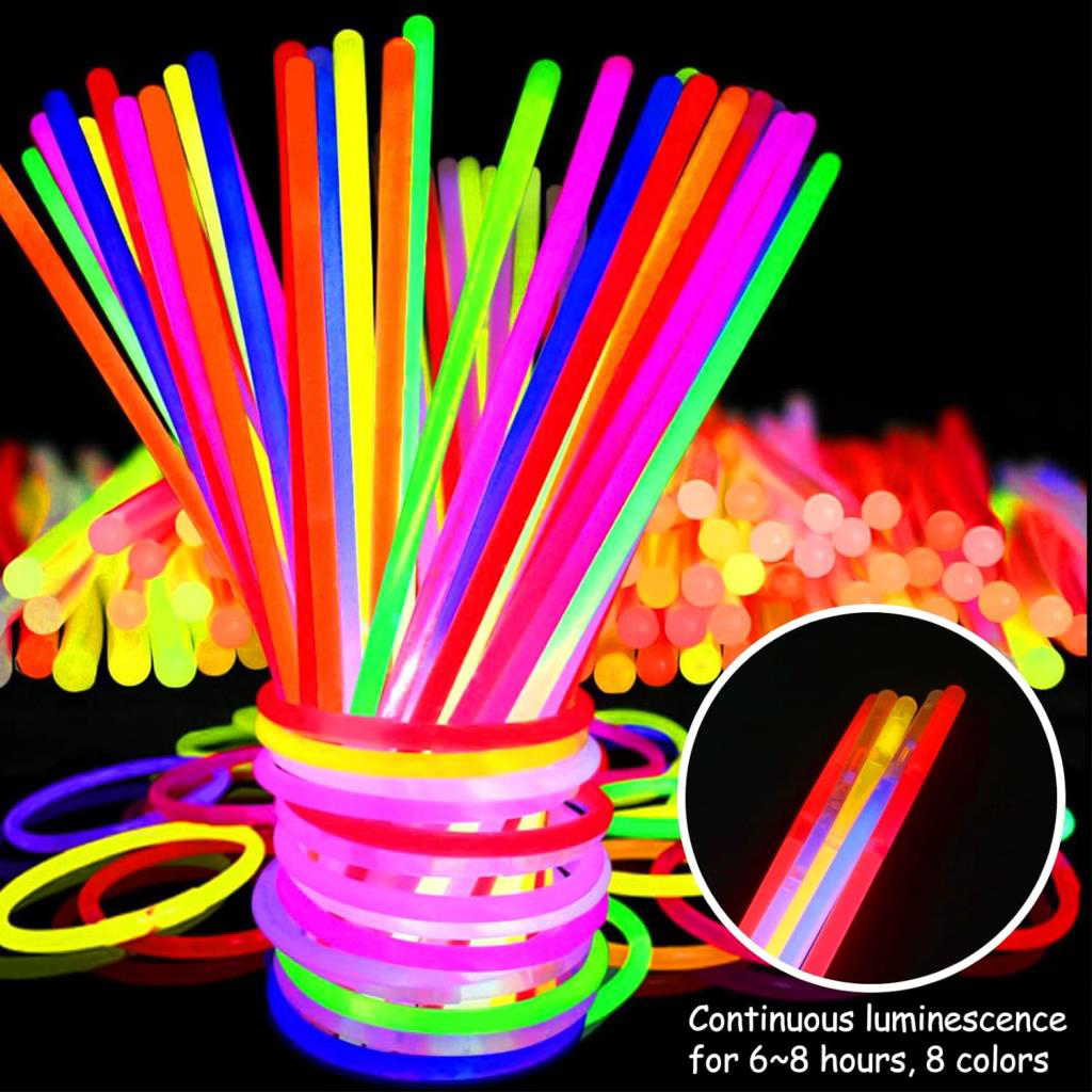 Nessiworld Karanlıkta Yanan Parlayan Fosforlu Glow Stick Çubuk Bi Nessiworld Karanlıkta Yanan Parlayan Fosforlu Glow Stick Çubuk Bi
