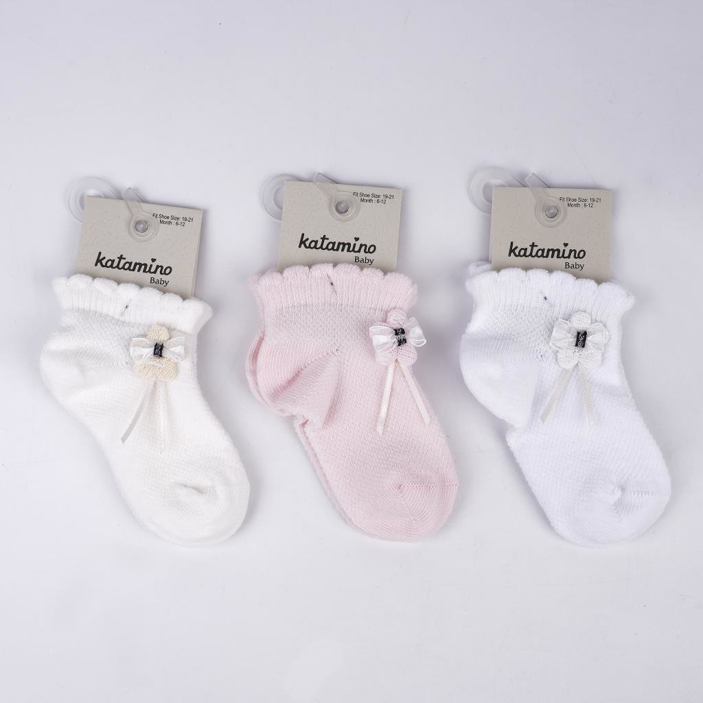 Nessiworld  Katamino Argolis Aks. Kız Bebek Soket Çorap K46344 As