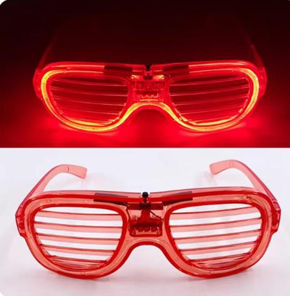 Nessiworld Kırmızı Led Işıklı Parti Gözlüğü - Neon Glow Şerit Göz Nessiworld Kırmızı Led Işıklı Parti Gözlüğü - Neon Glow Şerit Göz