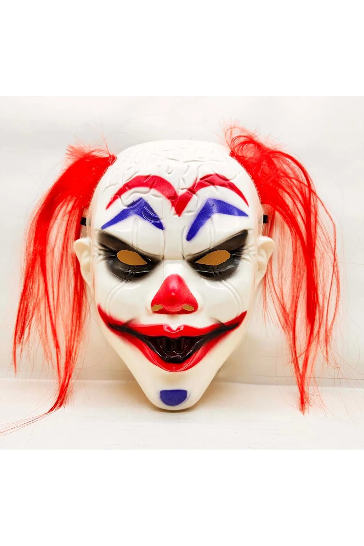 Nessiworld Kızıl Saçlı Joker Palyaço Maskesi