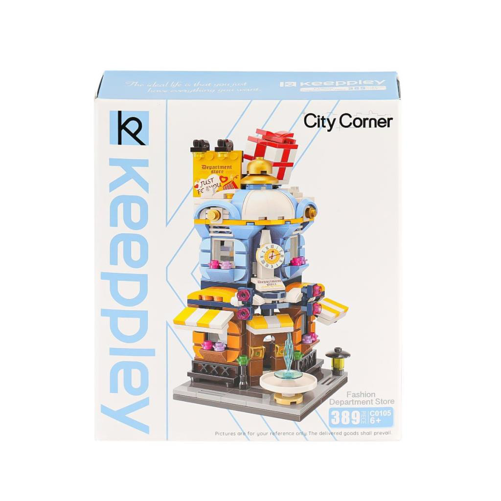 Nessiworld KP0105 Keeppley City Corner Department Store Blok Seti