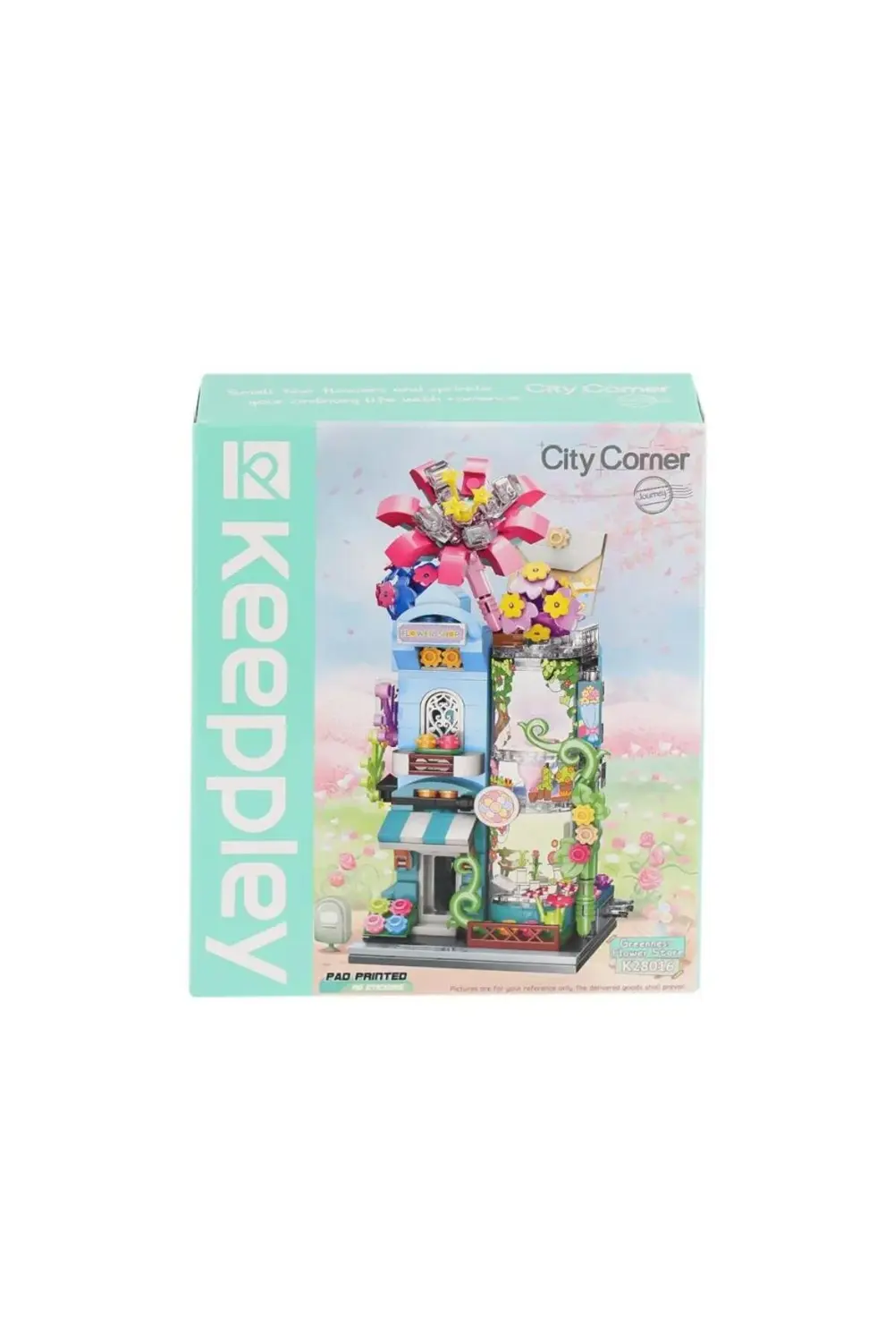 Nessiworld KP28016 Keeppley Grenness Flower Store Blok Seti