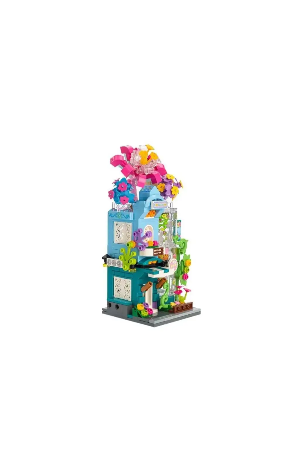 Nessiworld KP28016 Keeppley Grenness Flower Store Blok Seti