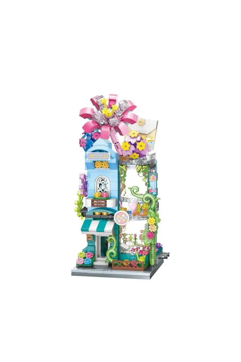 Nessiworld KP28016 Keeppley Grenness Flower Store Blok Seti