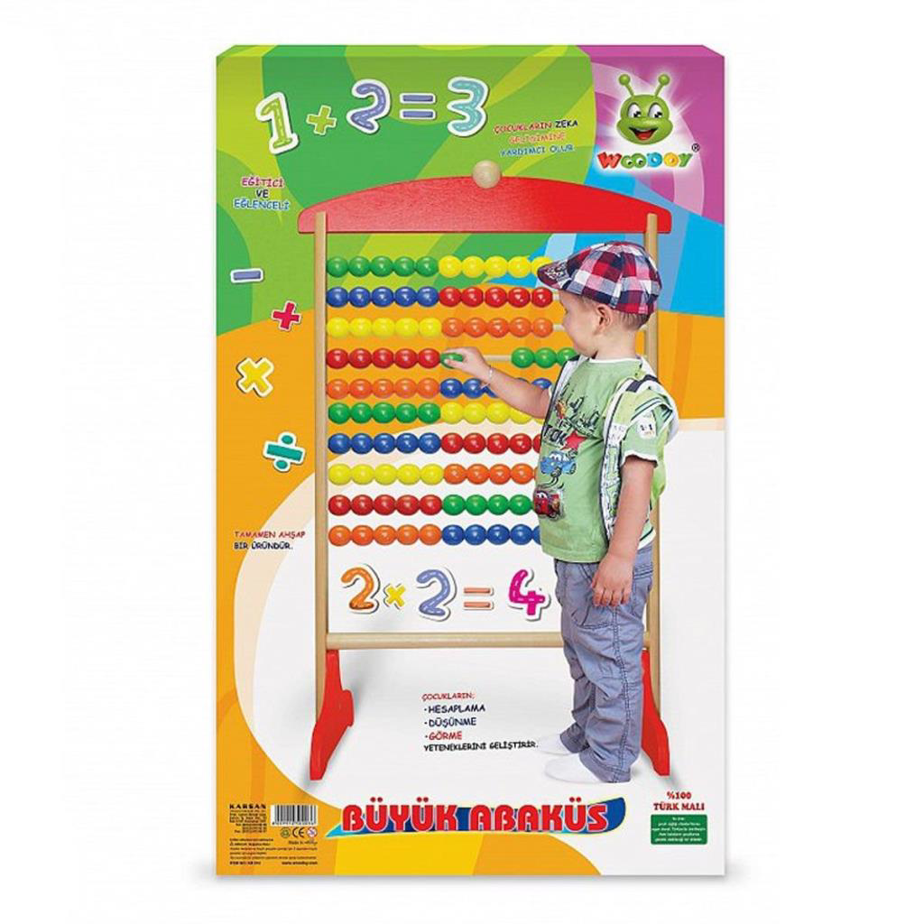 Nessiworld KR031 Woodoy Abaküs 100lü Nessiworld KR031 Woodoy Abaküs 100lü