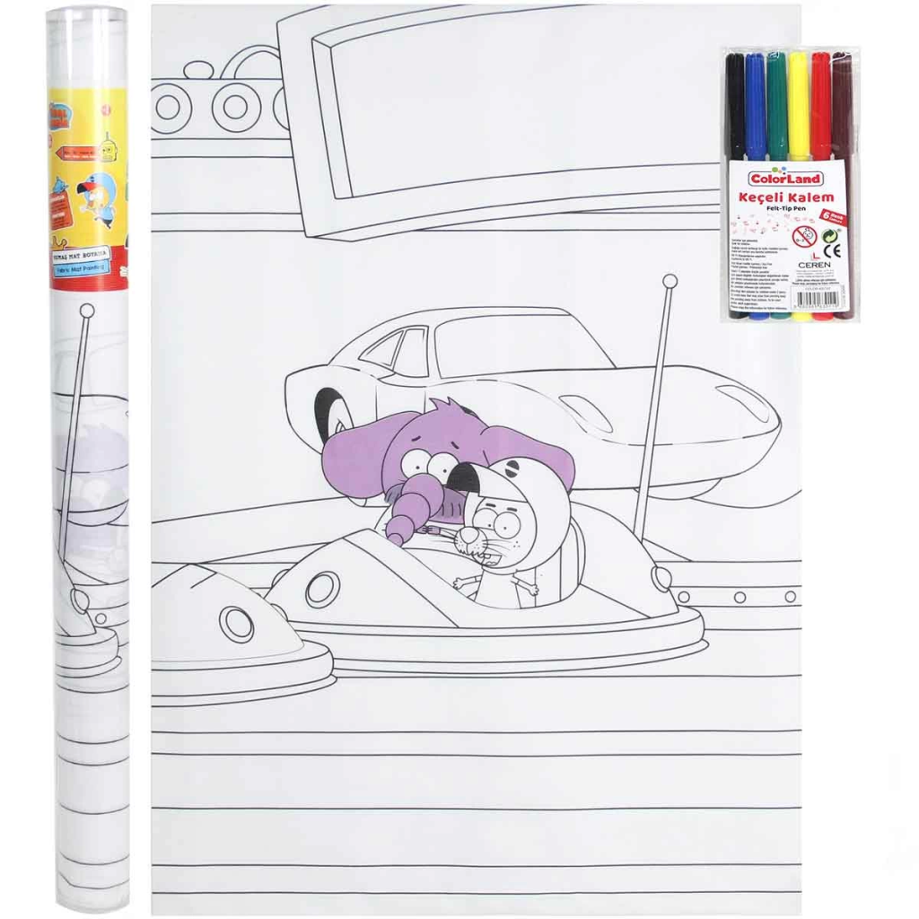 Nessiworld Kral Şakir Kumaş Mat Boyama 50 x 70 cm Nessiworld Kral Şakir Kumaş Mat Boyama 50 x 70 cm