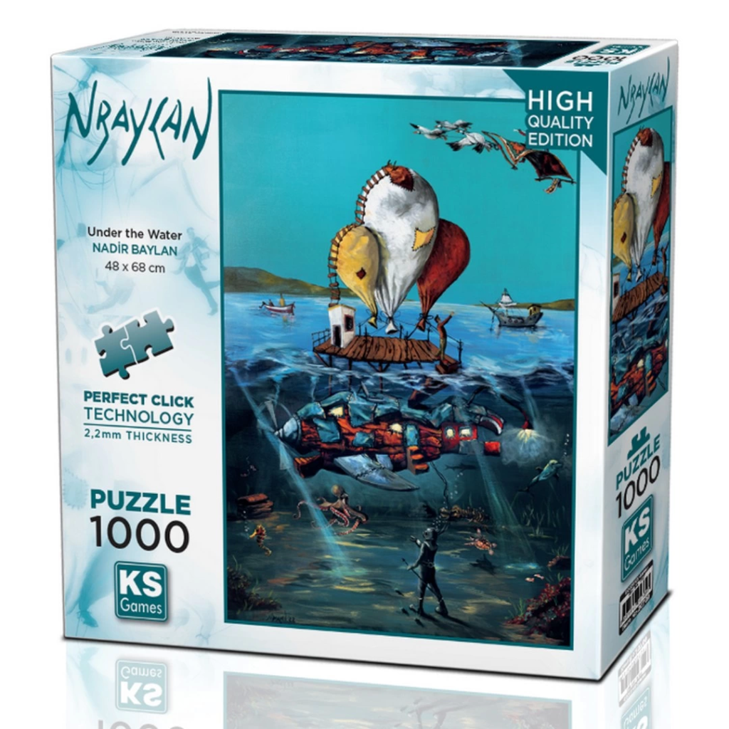 Nessiworld Ks Games Under The Water Puzzle 1000 Parça 20709 Nessiworld Ks Games Under The Water Puzzle 1000 Parça 20709