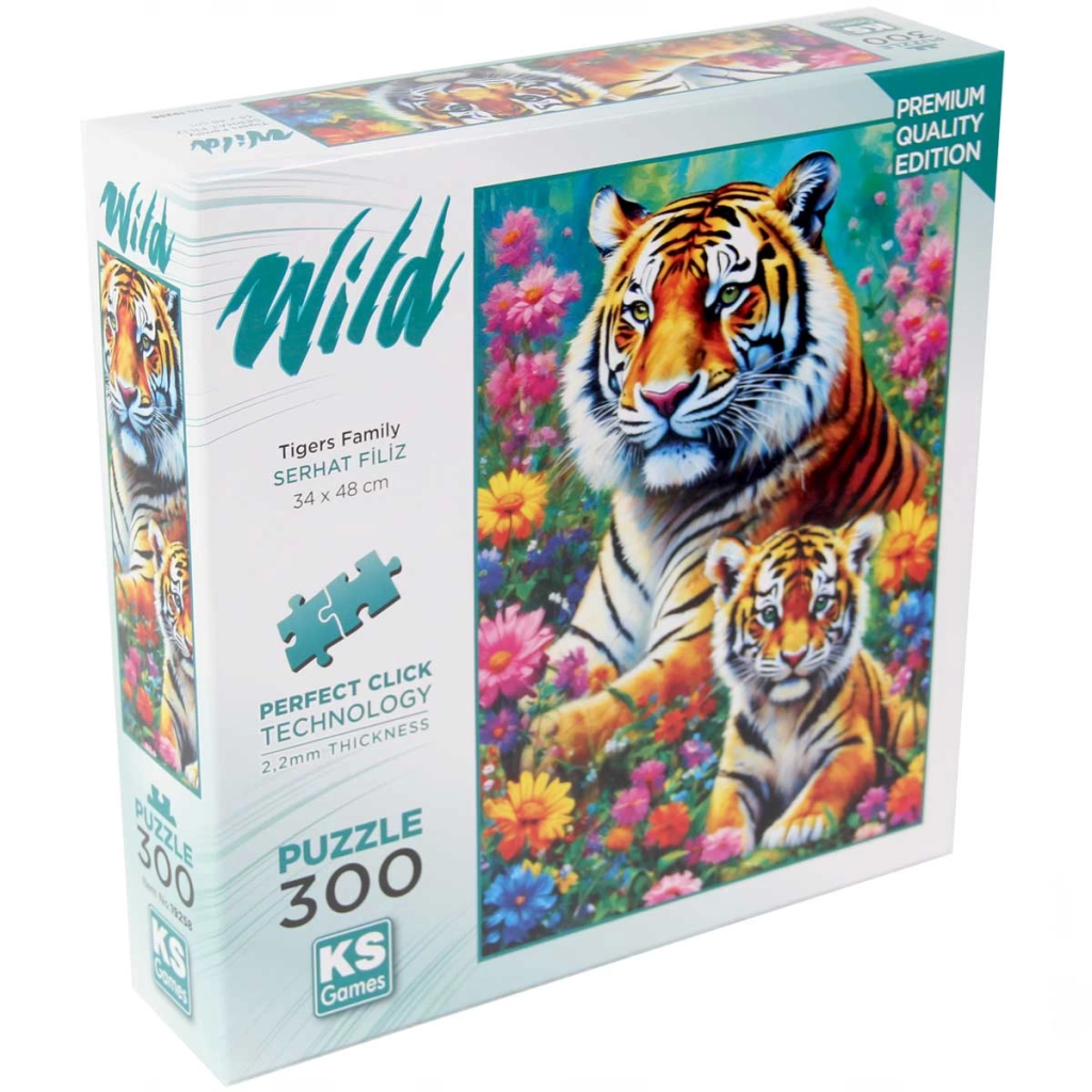 Nessiworld KS Games Tigers Family Puzzle 300 Parça Nessiworld KS Games Tigers Family Puzzle 300 Parça