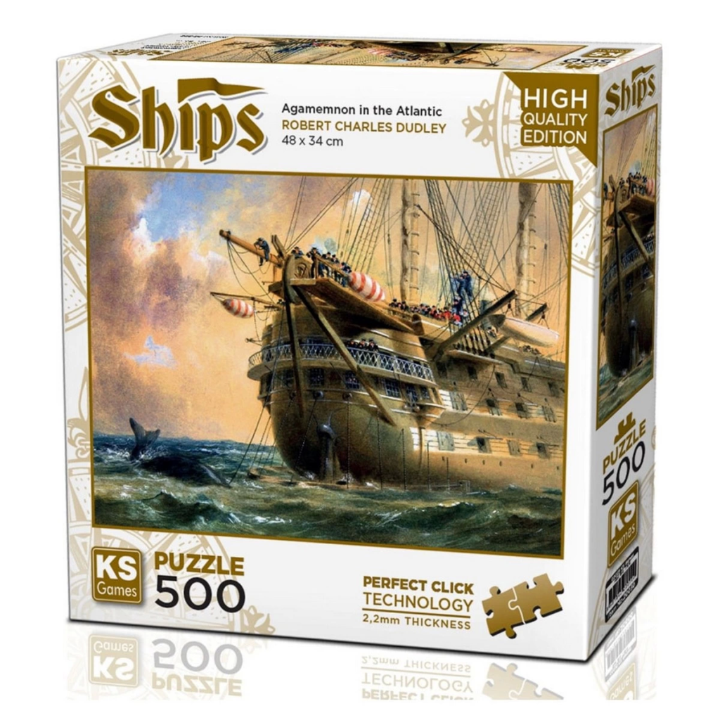 Nessiworld KS Games HMS Agamemnon in Atlantic Puzzle 500 Parça 20 Nessiworld KS Games HMS Agamemnon in Atlantic Puzzle 500 Parça 20