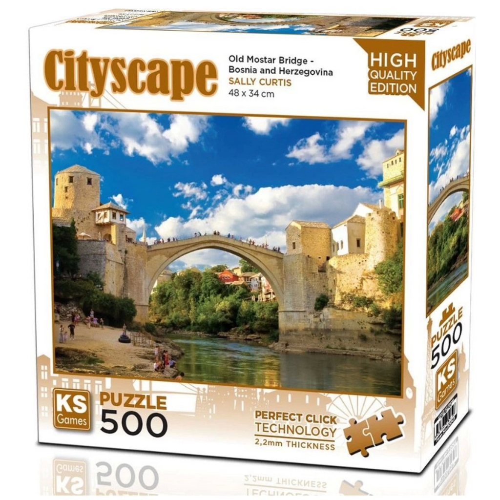 Nessiworld Ks Games Old Mostar Bridge Bosna-Hersek Puzzle 500 Par Nessiworld Ks Games Old Mostar Bridge Bosna-Hersek Puzzle 500 Par