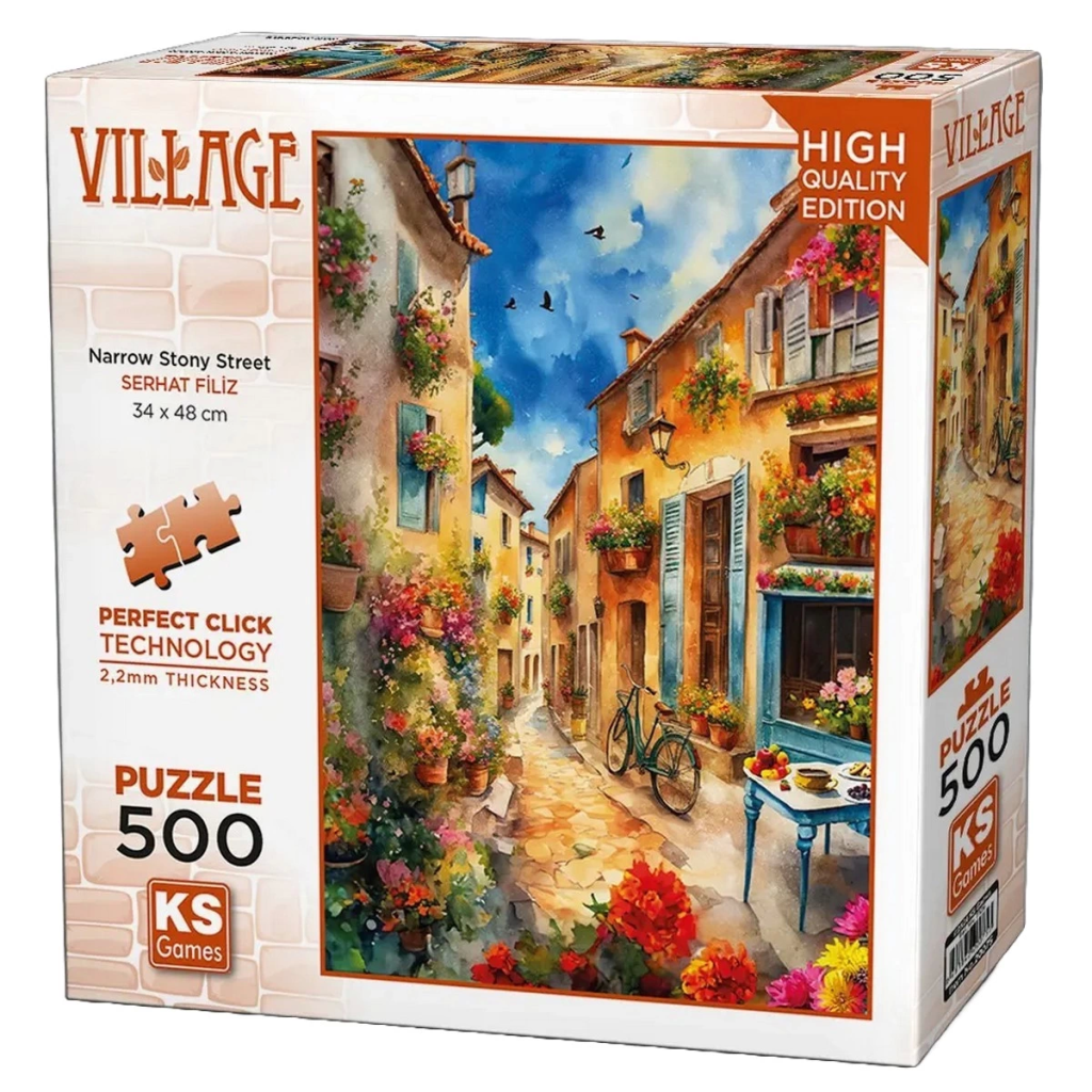 Nessiworld KS Games Narrow Stony Street Puzzle 500 Parça 20075 Nessiworld KS Games Narrow Stony Street Puzzle 500 Parça 20075
