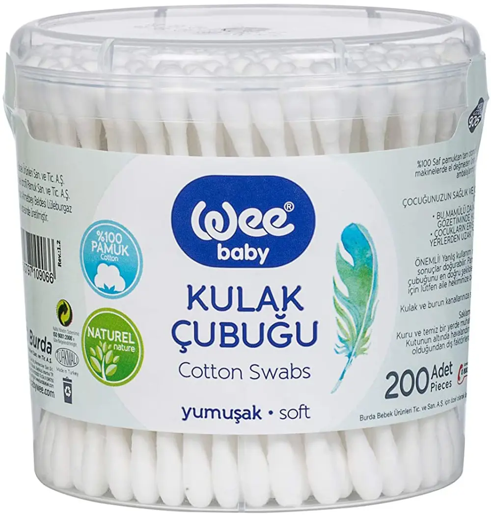 NessiWorld Kulak Temizleme Çubuğu (200 Adet) 906