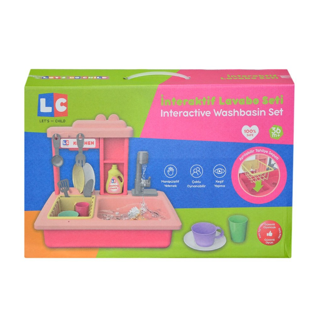 Nessiworld  LC-30916 Let's be Child - Pilli İnteraktif Lavabo Set