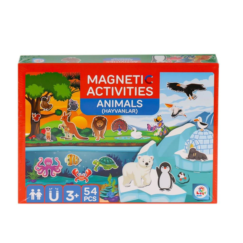 Nessiworld LC7987 Manyetik Aktivite Hayvanlar -Laçokids Nessiworld LC7987 Manyetik Aktivite Hayvanlar -Laçokids
