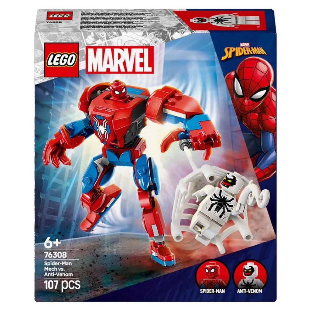 Nessiworld LEGO Marvel Örümcek Adam Robotu, Anti Venom’a Karşı 76