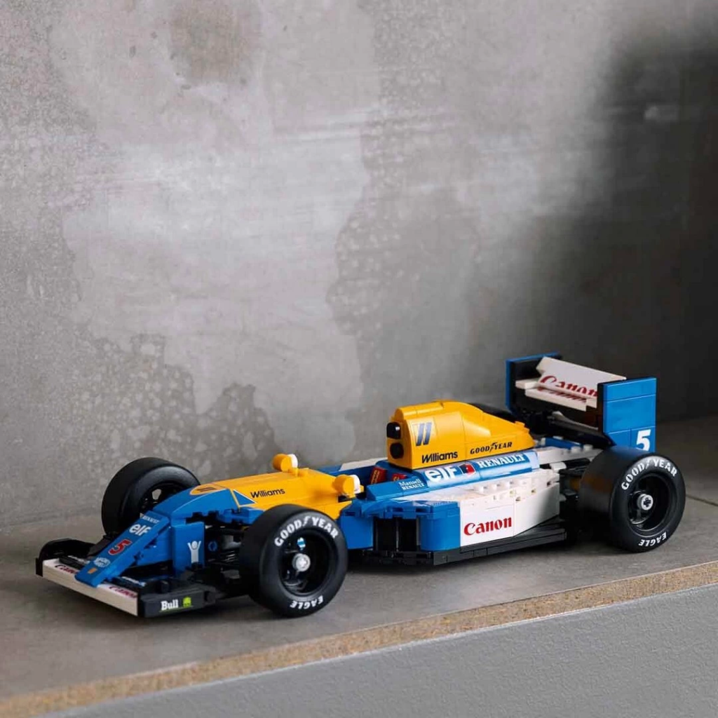 Nessiworld LEGO Icons Williams Racing FW14B ve Nigel Mansell 1035