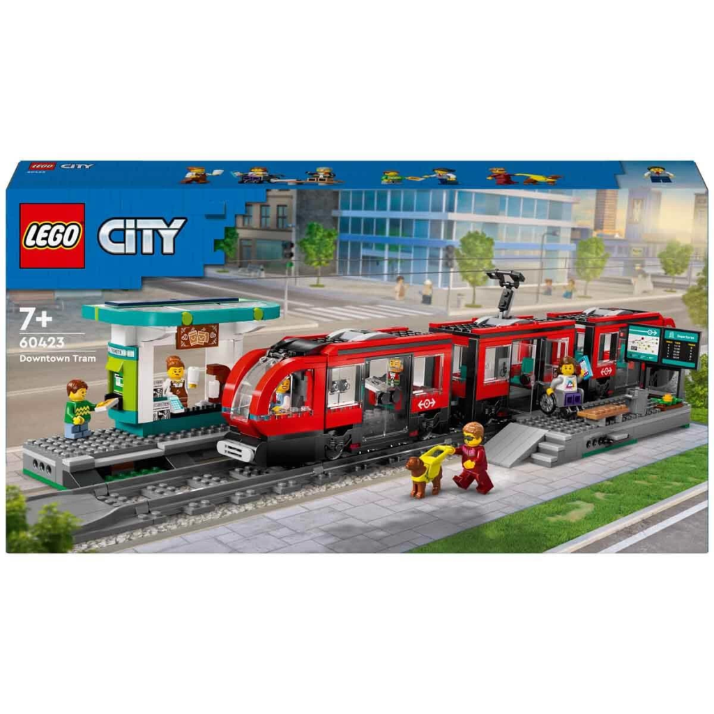 Nessiworld  LEGO City Şehir Merkezi Tramvay İstasyonu 60423