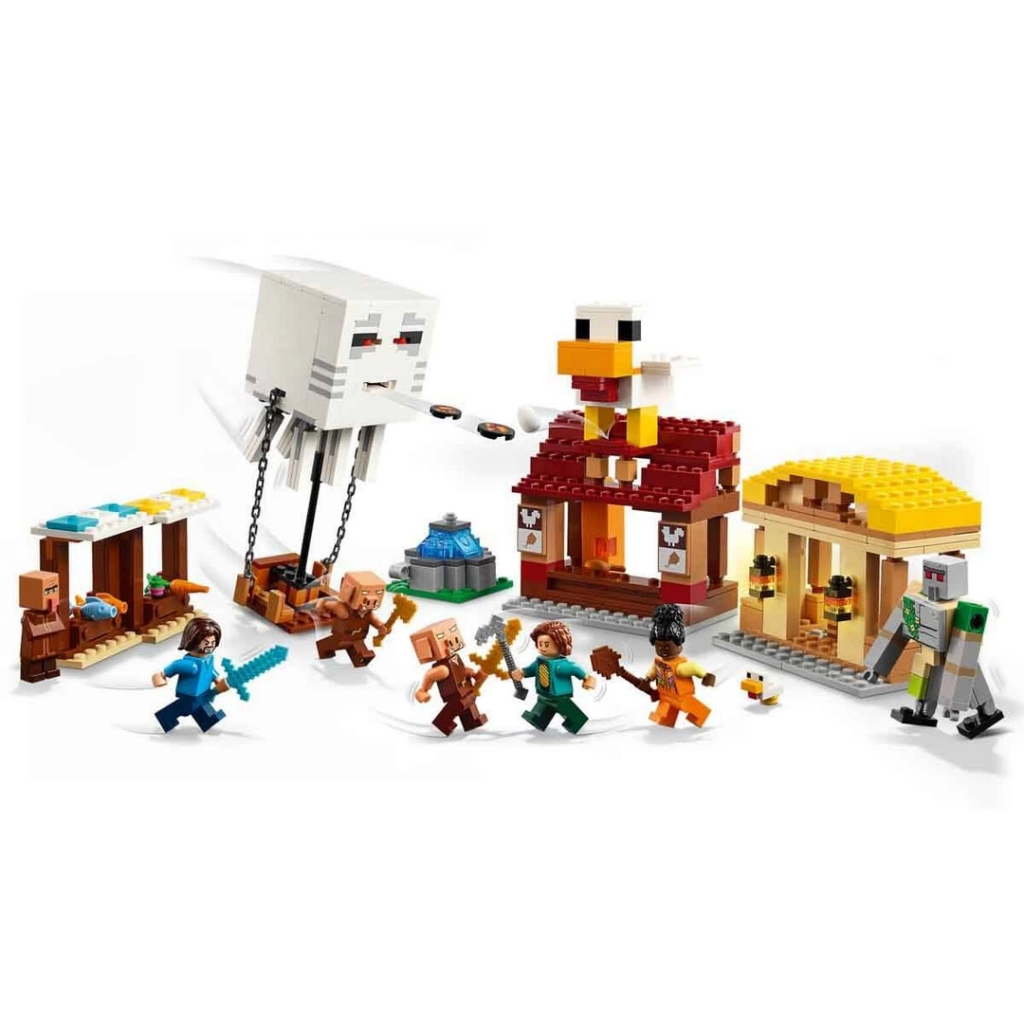 Nessiworld LEGO Minecraft Hortlak Balon Köy Saldırısı 21273