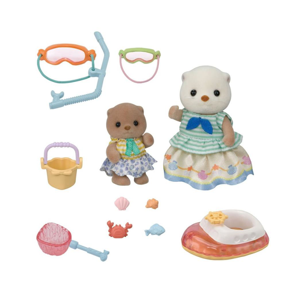 Nessiworld 5804 Sylvanian Families Su Samuru Kız Kardeşler ve Şno Nessiworld 5804 Sylvanian Families Su Samuru Kız Kardeşler ve Şno
