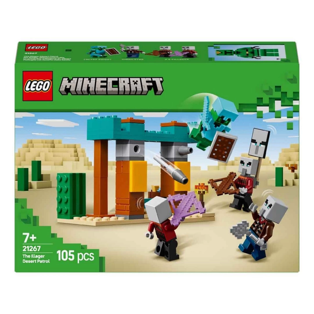 Nessiworld LEGO Minecraft Serseri Köylü Çöl Devriyesi 21267
