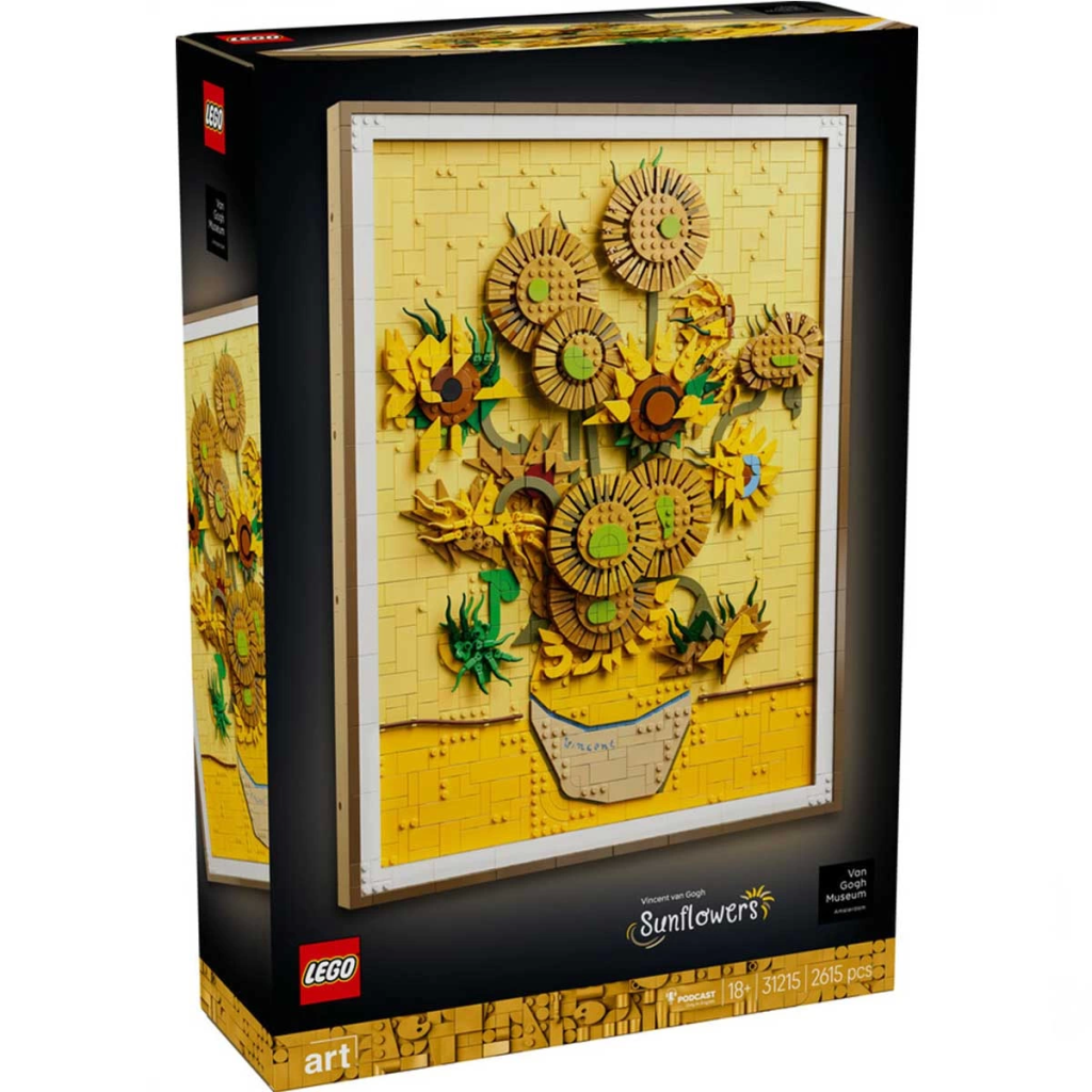 Nessiworld LEGO Art Vincent Van Gogh Ayçiçekleri 31215 Nessiworld LEGO Art Vincent Van Gogh Ayçiçekleri 31215