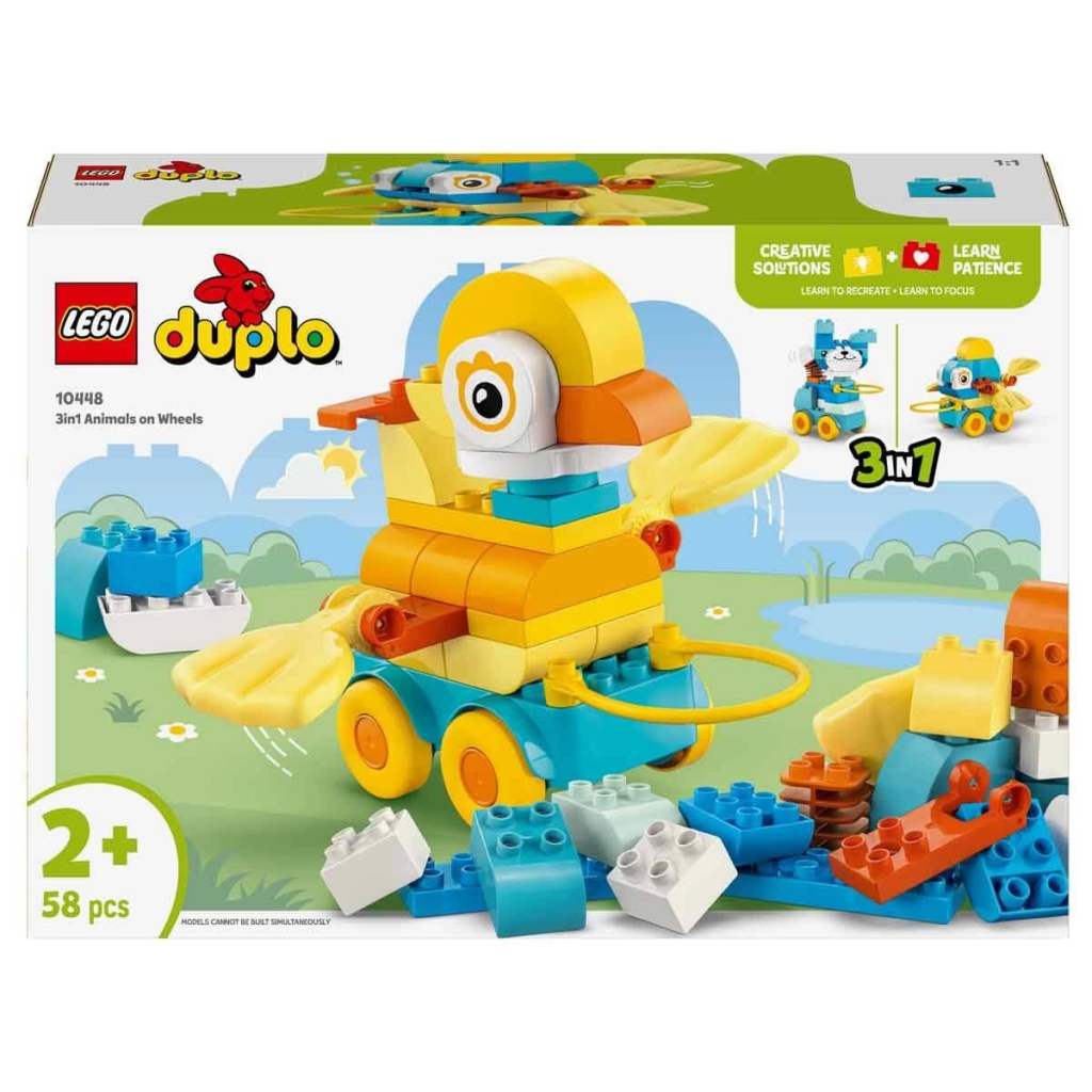 Nessiworld LEGO DUPLO Kasabası 3’ü 1 Arada Tekerlekli Hayvanlar 1 Nessiworld LEGO DUPLO Kasabası 3’ü 1 Arada Tekerlekli Hayvanlar 1