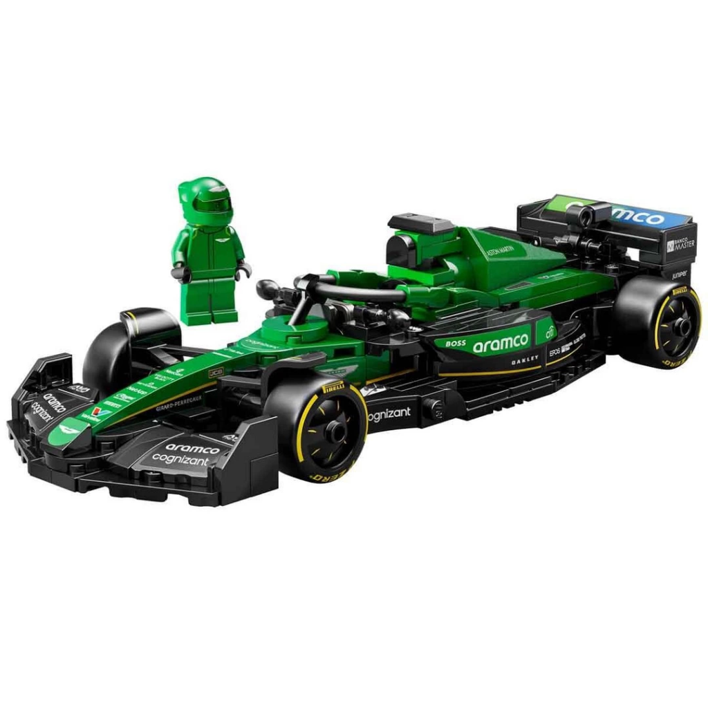 Nessiworld LEGO Speed Champions Aston Martin Aramco F1 AMR24 Yarı