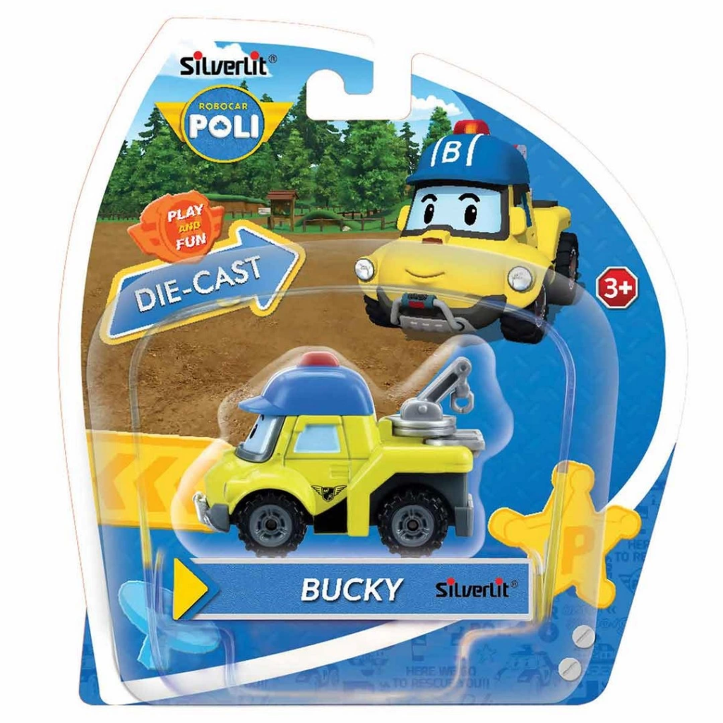 Nessiworld Robocar Poli Metal Araç Karakter Figür Bucky