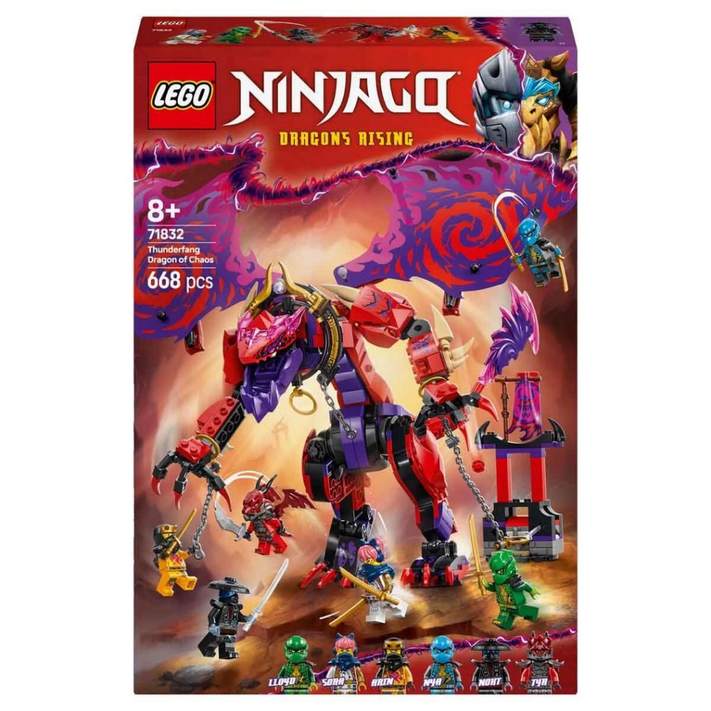Nessiworld LEGO NINJAGO Thunderfang Kaos Ejderhası 71832