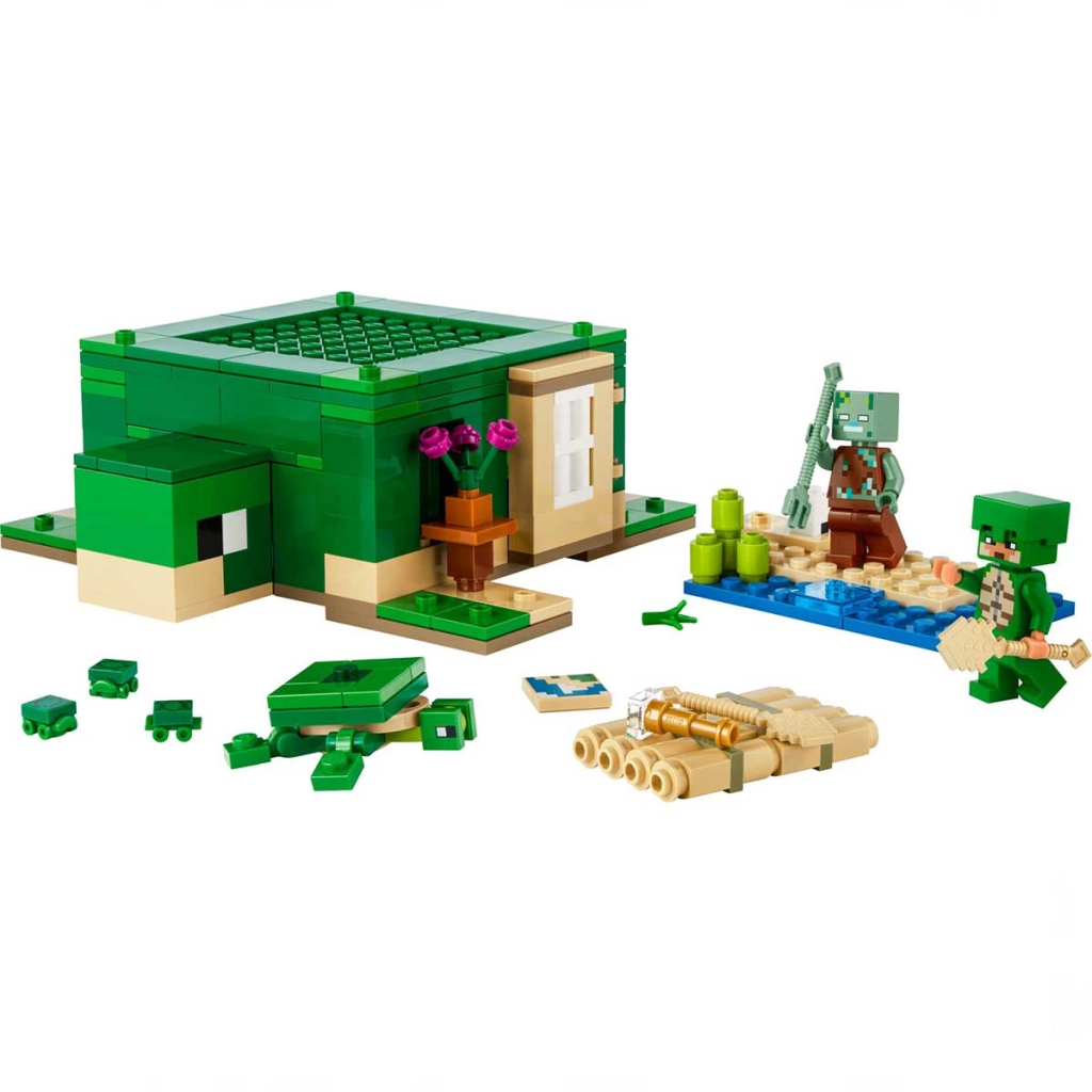NessiWorld LEGOMinecraftKaplumbağaPlajEvi21254
