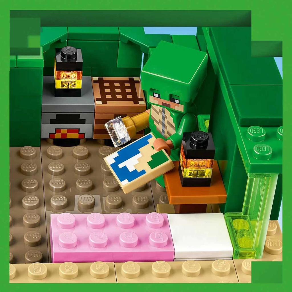 NessiWorld LEGOMinecraftKaplumbağaPlajEvi21254