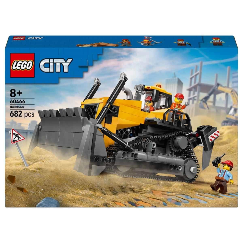 Nessiworld LEGO City Sarı Buldozer 60466